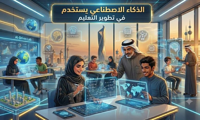 الذكاء الأصطناعي يسخدم في تطوير التعليم